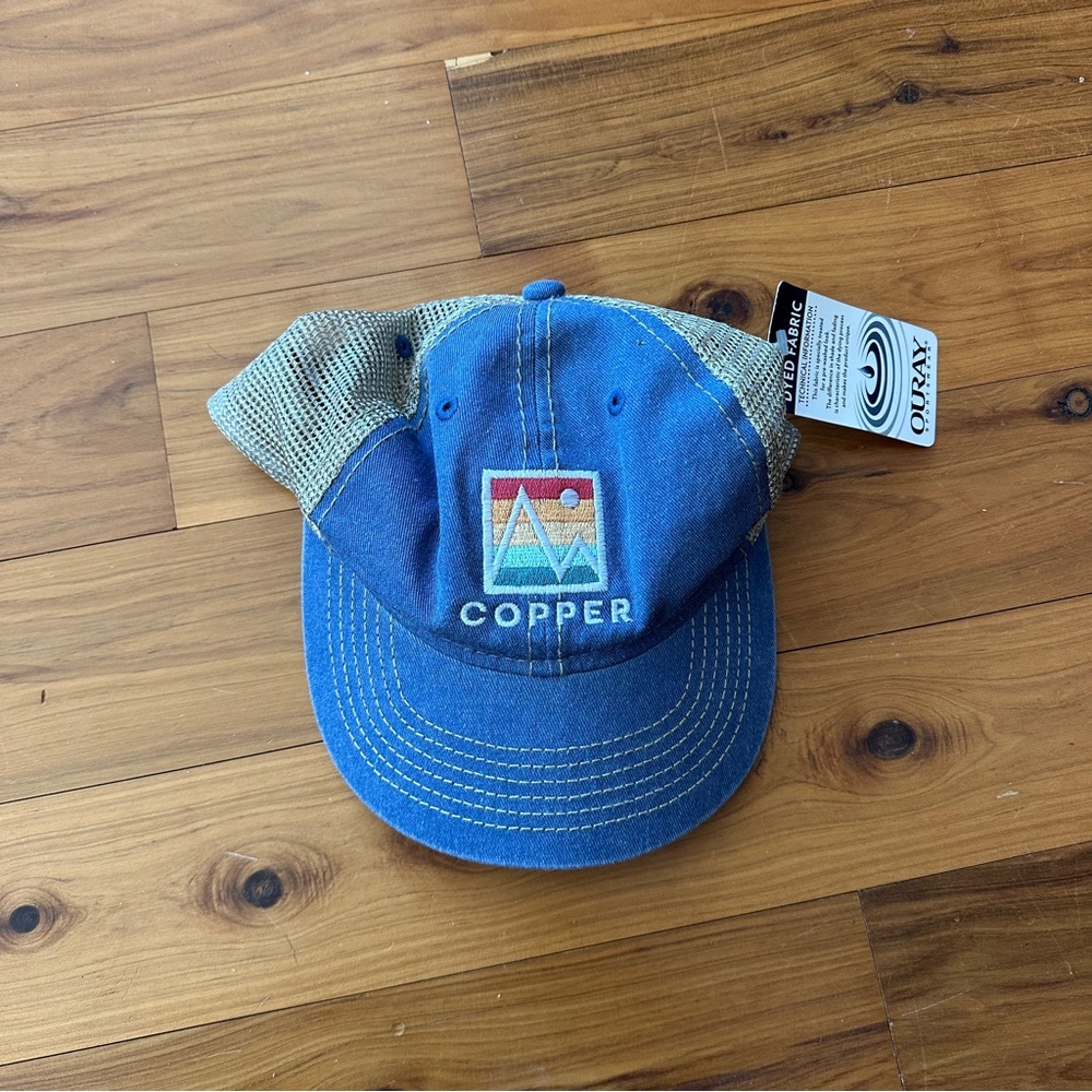 NWT Kids Brand new Youth Copper Mountain baseball cap by Ouray